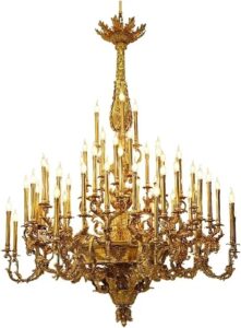Image 1 of antique bronze pendant light