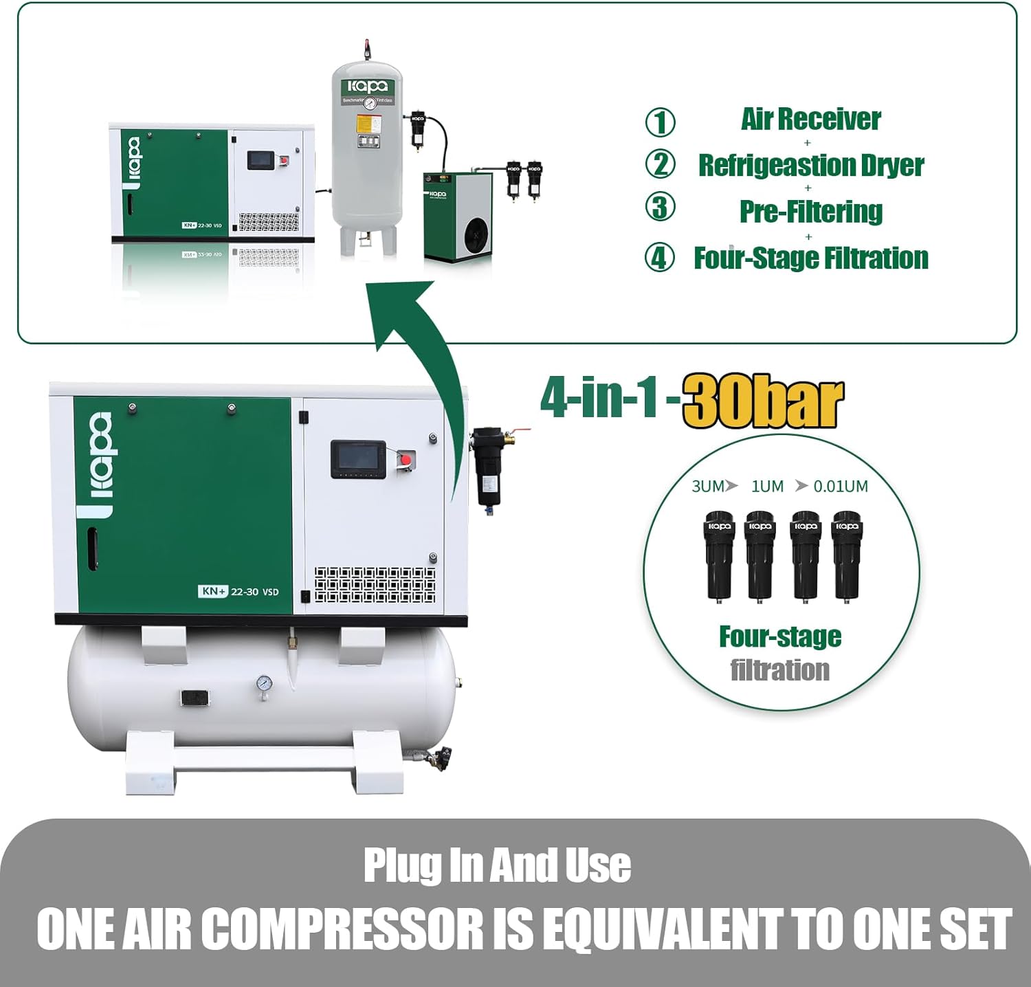 Step-by-step guide for buy kapa 30hp rotary screw air compressor,30hp rotary screw air compressor vs alternatives,kapa air compressor pros cons,is 30hp air compressor worth buying,best 30hp rotary screw air compressor,kapa vs ingersoll rand air compressor - complete tutorial