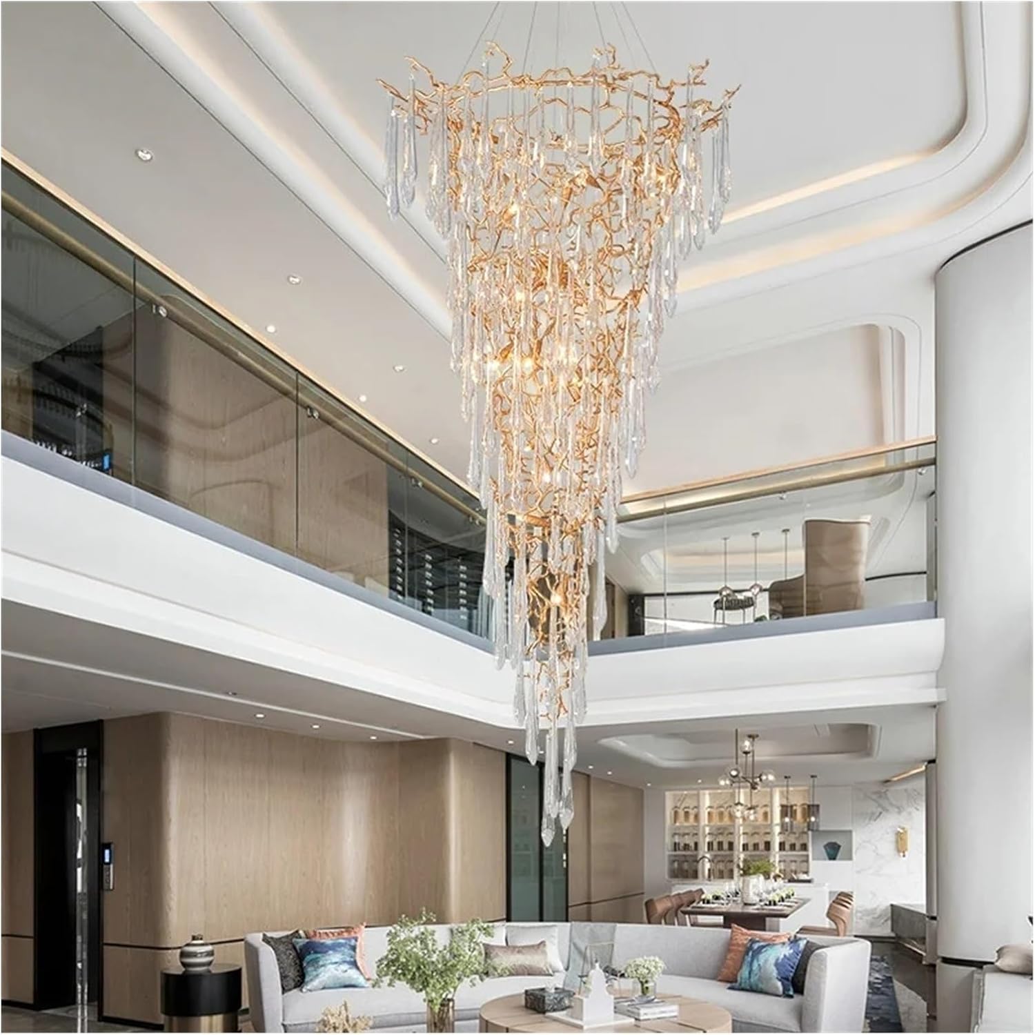 buy luxury crystal chandelier,best grand hall chandelier,large crystal chandelier pros cons,should I buy a luxury chandelier,crystal chandelier vs modern lighting,worth buying staircase chandelier - detailed features and technical specifications