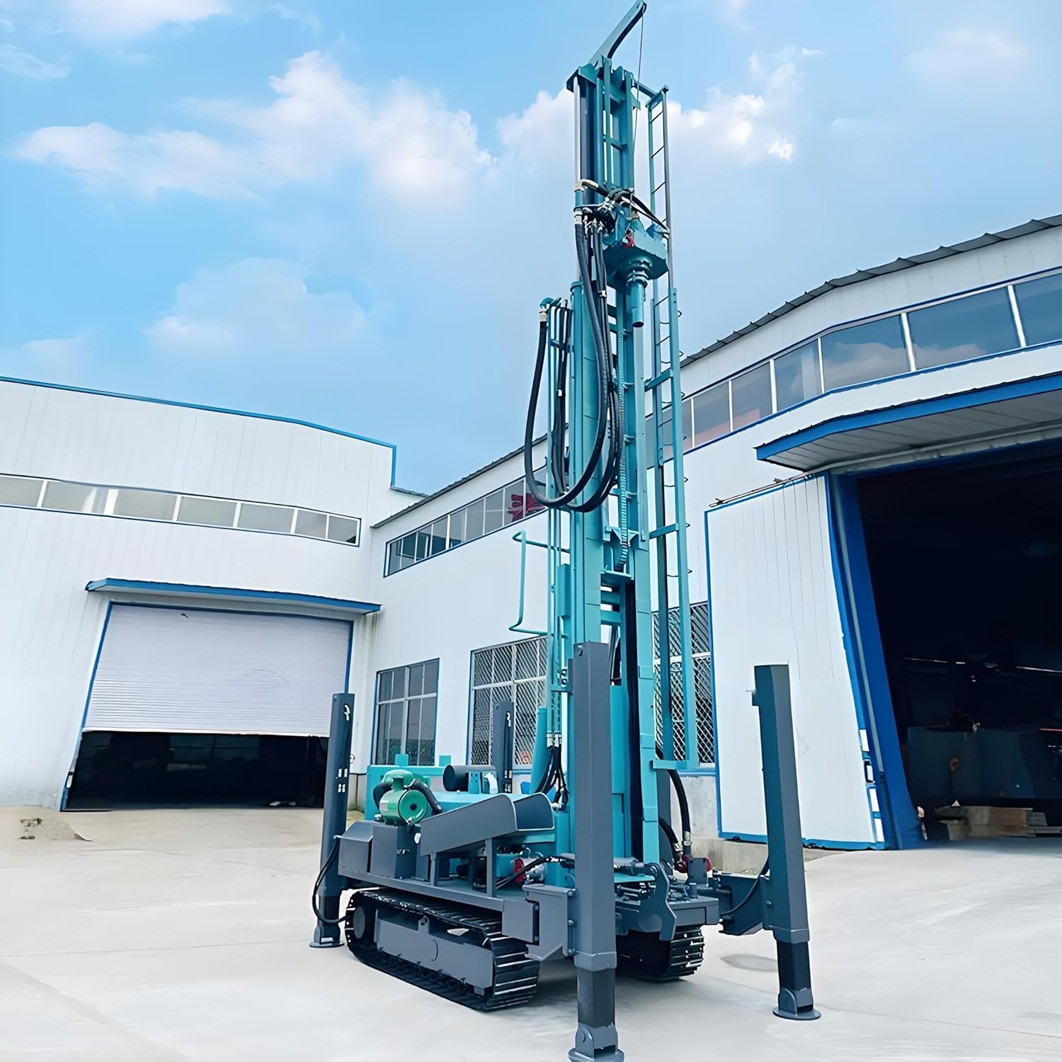 buy portable crawler water well drilling rig,should I buy a crawler drilling rig,crawler water well rig vs truck mounted,portable geological drilling rig pros cons,best compact borehole drilling machine,hydraulic water well drill rig worth buying - detailed features and technical specifications