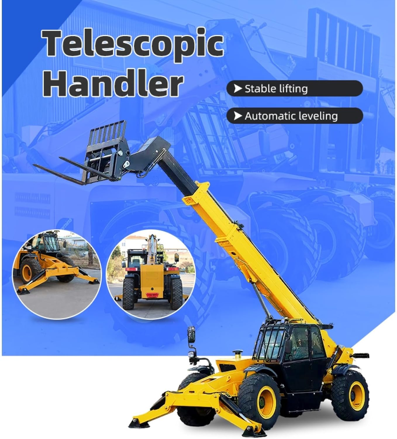 buy telescopic handler forklift,should I buy a telehandler,telehandler vs forklift pros cons,multi-function telehandler worth buying,best telehandler crane jib,telescopic handler forklift review unboxing and complete package contents
