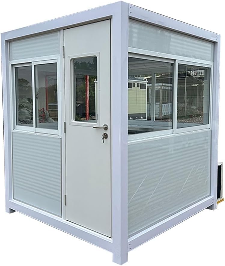 6.5x6.5 guard booth with AC and heat, 6.5x6.5 security booth review, portable guardhouse pros cons, best guard shack for outdoor office, should I buy a portable guard booth, guard shack worth buying - detailed features and technical specifications