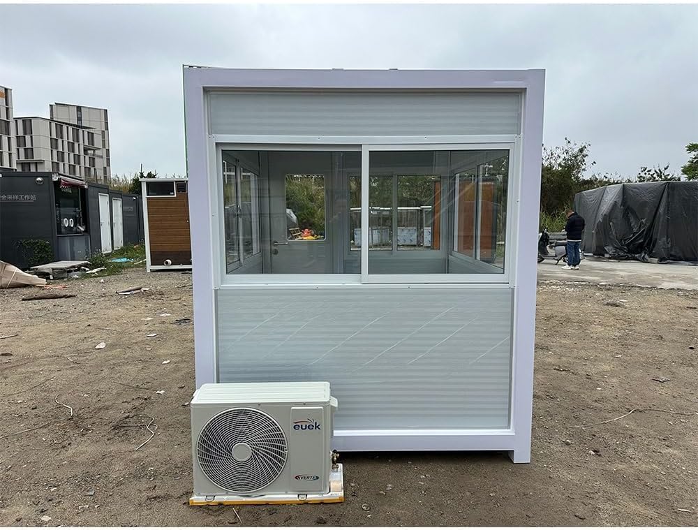 Step-by-step guide for 6.5x6.5 guard booth with AC and heat, 6.5x6.5 security booth review, portable guardhouse pros cons, best guard shack for outdoor office, should I buy a portable guard booth, guard shack worth buying - complete tutorial