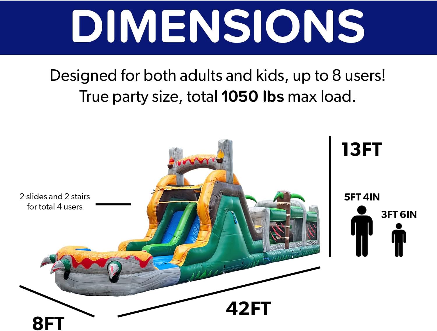 HeroKiddo T-Rex inflatable review,HeroKiddo T-Rex obstacle course review and rating,is HeroKiddo T-Rex inflatable worth buying,HeroKiddo T-Rex water slide review pros cons,HeroKiddo T-Rex 42ft review honest opinion,HeroKiddo T-Rex inflatable review verdict unboxing and complete package contents