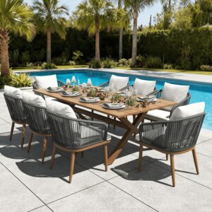 Image 1 of LayinSun outdoor patio dining set review