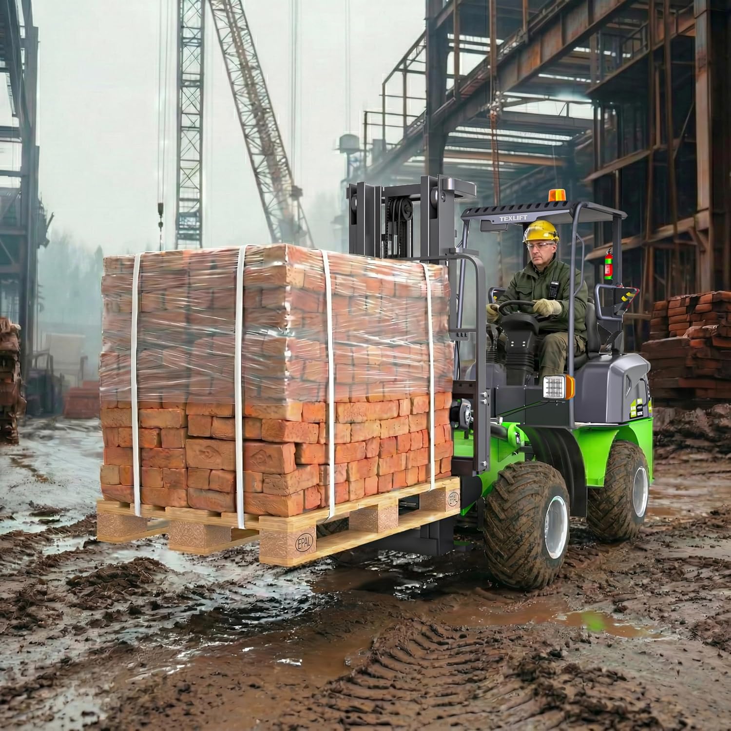 TEXLIFT 2650 lb lithium electric forklift,should I buy TEXLIFT electric forklift,TEXLIFT lithium forklift pros cons,TEXLIFT off-road forklift review,best electric pallet stacker for job site,TEXLIFT 2650 lb forklift worth buying performance testing and real-world results