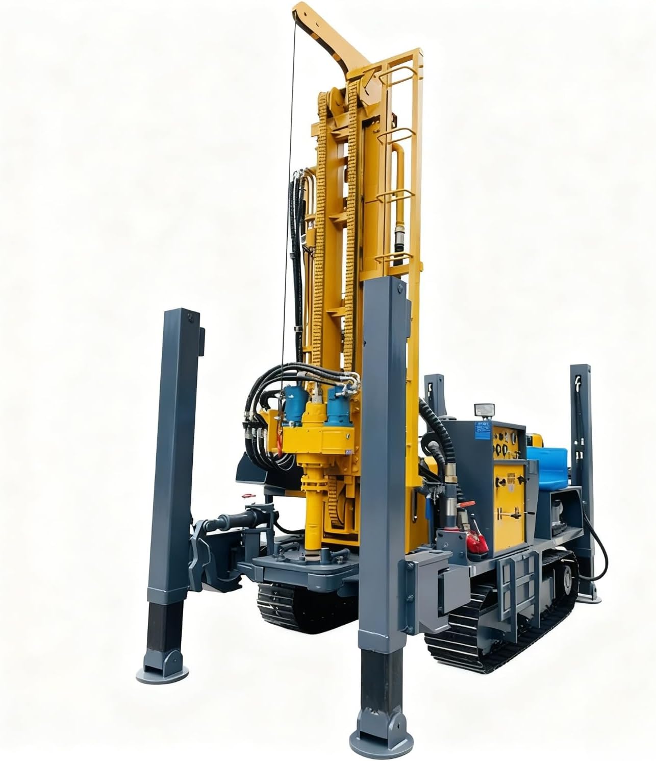 best dual power water air drilling rig,hydraulic water air drilling rig pros cons,tracked drilling rig for agricultural wells,should I buy a dual power drilling rig,customizable drilling depth rig vs alternatives,best tracked drilling rig for homestead water - detailed features and technical specifications