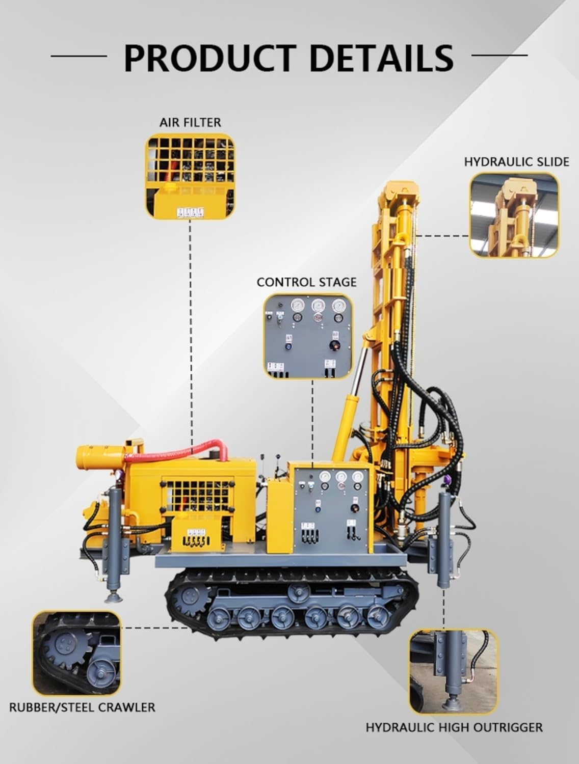 best dual power water air drilling rig,hydraulic water air drilling rig pros cons,tracked drilling rig for agricultural wells,should I buy a dual power drilling rig,customizable drilling depth rig vs alternatives,best tracked drilling rig for homestead water unboxing and complete package contents