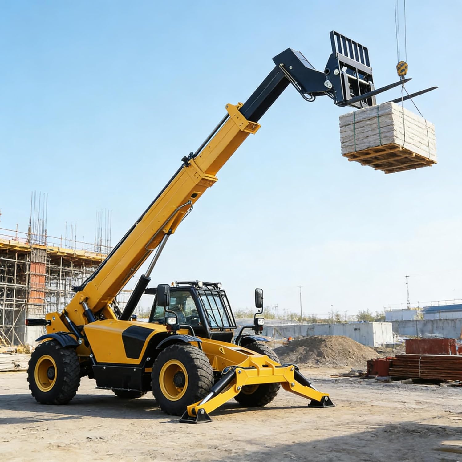 buy telescopic forklift truck,telescopic forklift vs telehandler,telescopic forklift pros cons,best telehandler for construction,industrial telescopic forklift worth buying,should I buy a telescopic forklift - detailed features and technical specifications