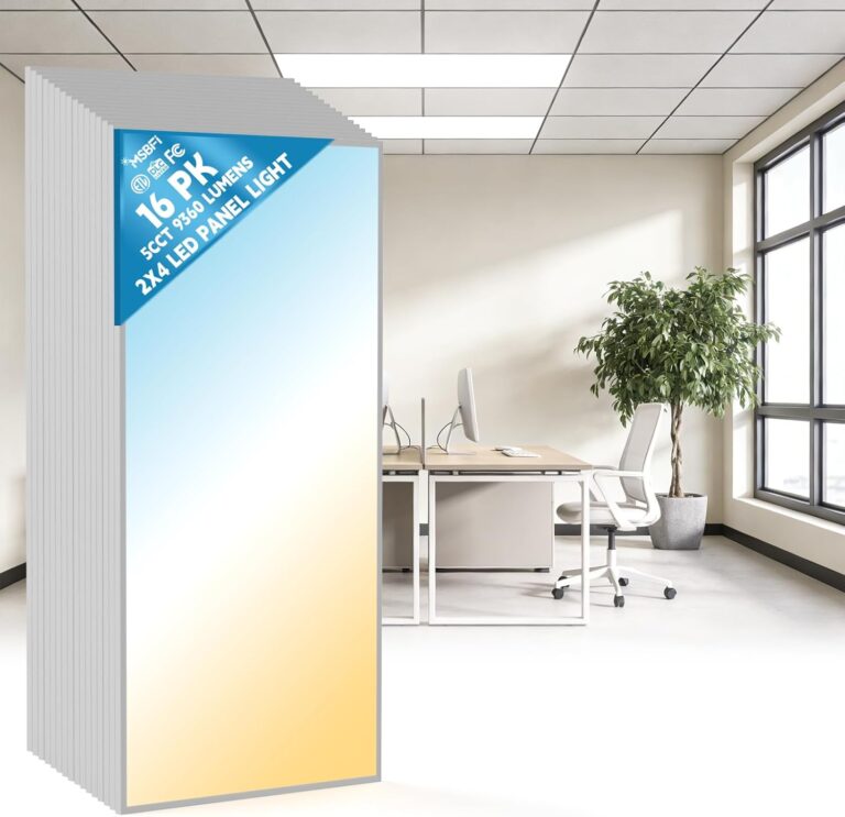 Msbfi 2x4 LED Panel Light Review: Honest Pros & Cons 6 Image 1 of Msbfi 2x4 LED panel light review